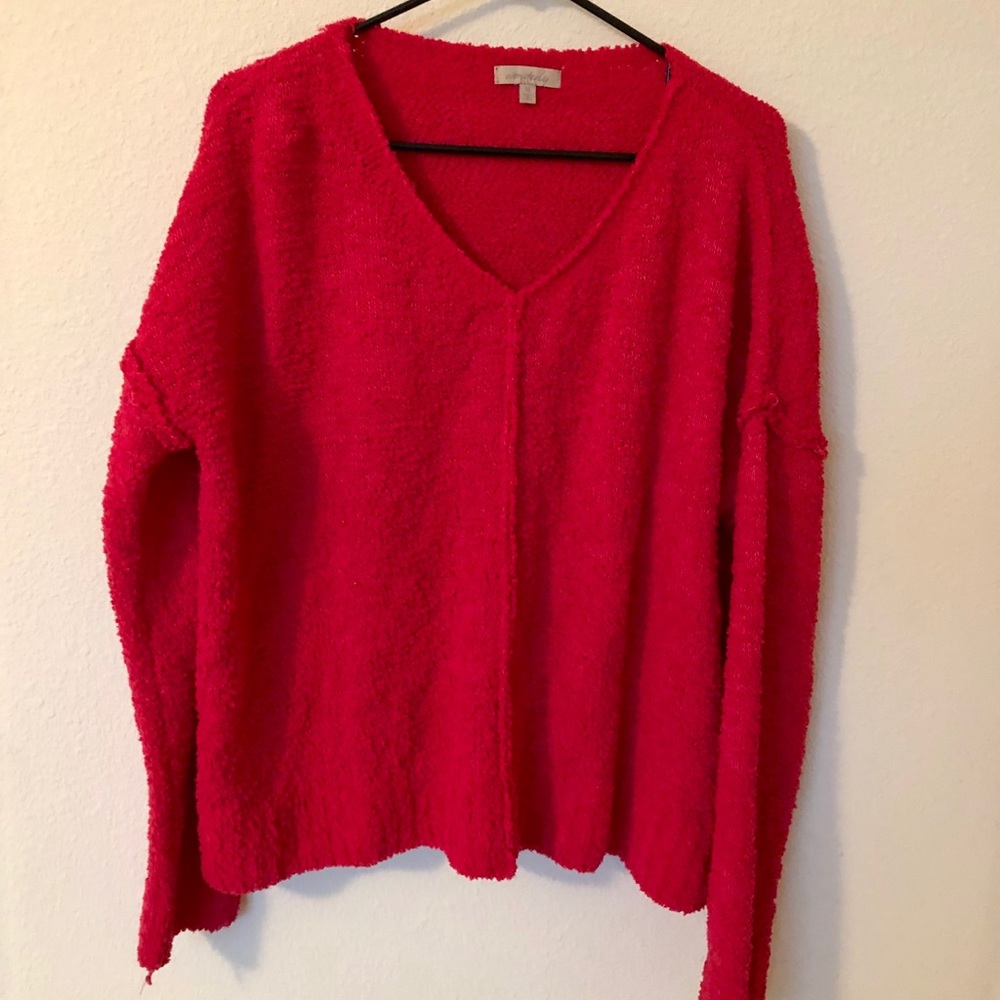 ❤️ Wonderly Red Plush Sweater Size: M ❤️